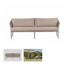 Laden Sie das Bild in den Galerie-Viewer, Lounge Gruppe MocoSet 1x Sessel und 1x 3-Sitzer