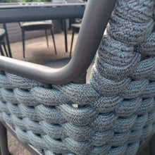 Laden Sie das Bild in den Galerie-Viewer, Diningsessel Leon Blau-Meliert