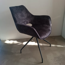 Laden Sie das Bild in den Galerie-Viewer, XLNova Armlehnenstuhl  Stoff Adore Anthracite drehbar 2er-SET STÜCKPREIS