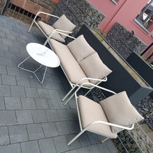 Laden Sie das Bild in den Galerie-Viewer, Brafab LOUNGEGRUPPE Bendt Pearl White 3tlg."
