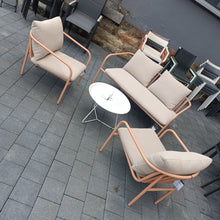 Laden Sie das Bild in den Galerie-Viewer, Brafab LOUNGEGRUPPE Bendt Terrakotta 3tlg."