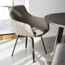 Laden Sie das Bild in den Galerie-Viewer, RoAl Armlehnenstuhl DARK BEIGE 6er-SET drehbar hoch STÜCKPREIS"