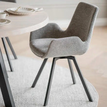 Laden Sie das Bild in den Galerie-Viewer, RoNo Armlehnenstuhl GREY 6er-SET drehbar 360° STÜCKPREIS"