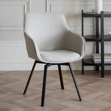 Laden Sie das Bild in den Galerie-Viewer, RoAl Armlehnenstuhl BEIGE 6er-SET drehbar hoch STÜCKPREIS"