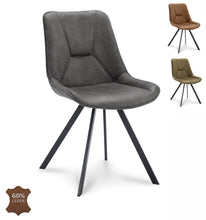 Laden Sie das Bild in den Galerie-Viewer, XLBlak Microleder Graphit EINZELSTUHL