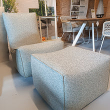 Laden Sie das Bild in den Galerie-Viewer, Outdoor Schwingsessel + Hocker Majka"