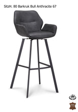 Laden Sie das Bild in den Galerie-Viewer, XLLu SH 80 Barstuhl Drehbar Stoff
