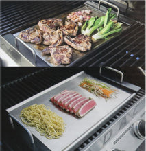 Laden Sie das Bild in den Galerie-Viewer, CADAC Teppanyaki Platte 26,5 x 46,4cm Edelstahl