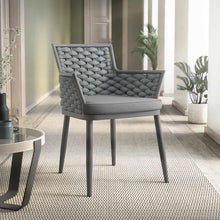 Laden Sie das Bild in den Galerie-Viewer, Diningsessel Leon Blau-Meliert