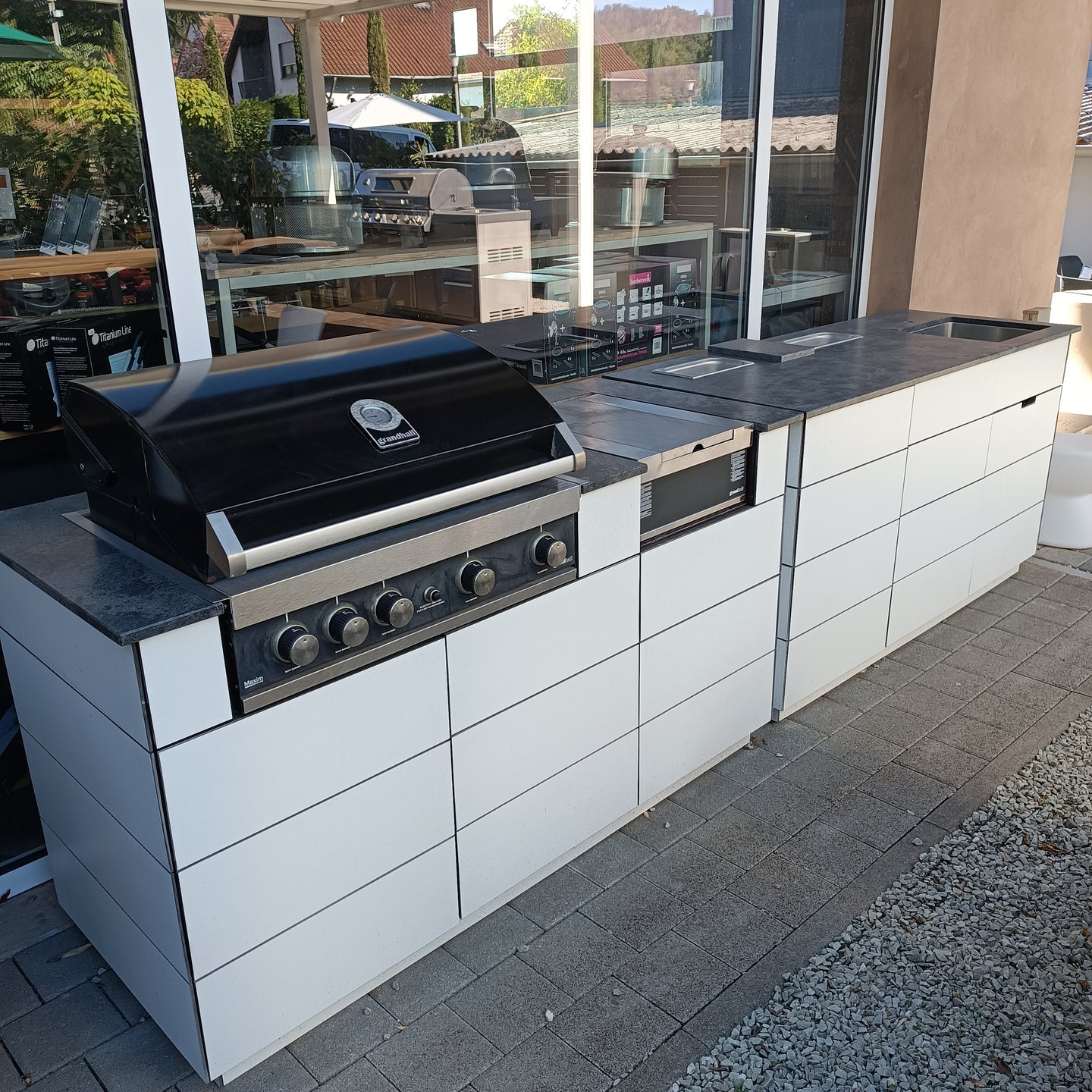 Grill 57 Außenküche Jeromin inkl. Einbaugeräten