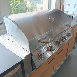 NIEHOFF Outdoor Küche Pro Master inkl. Grill + Casa Kühlschrank -Grill 63-