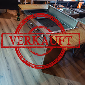 VERKAUFT! Grill 19 STEEL - Premium Grill Edelstahl 4 Brenner mit Ablage