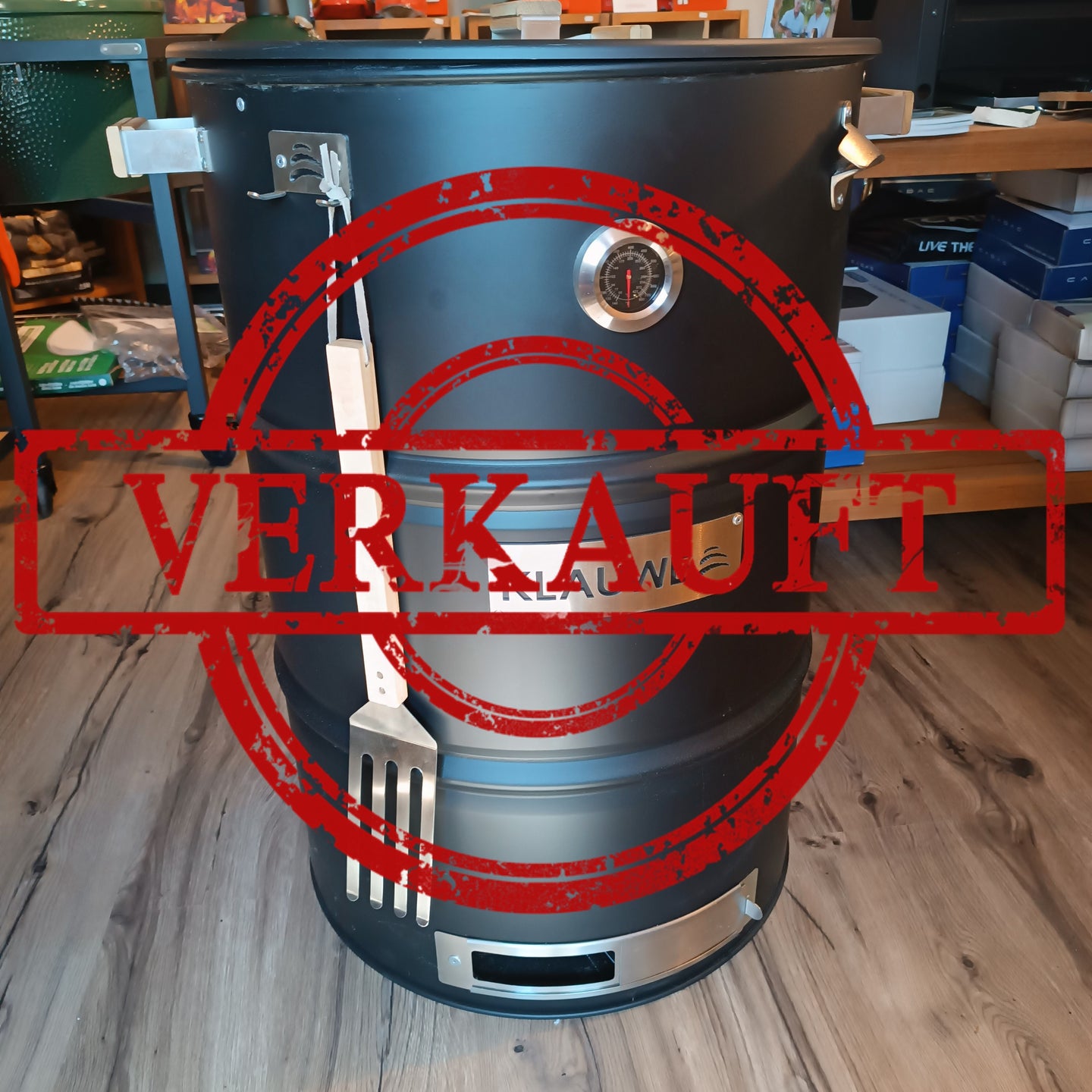 VERKAUFT!  Grill 16 KLAUWE - Grillfass Basic
