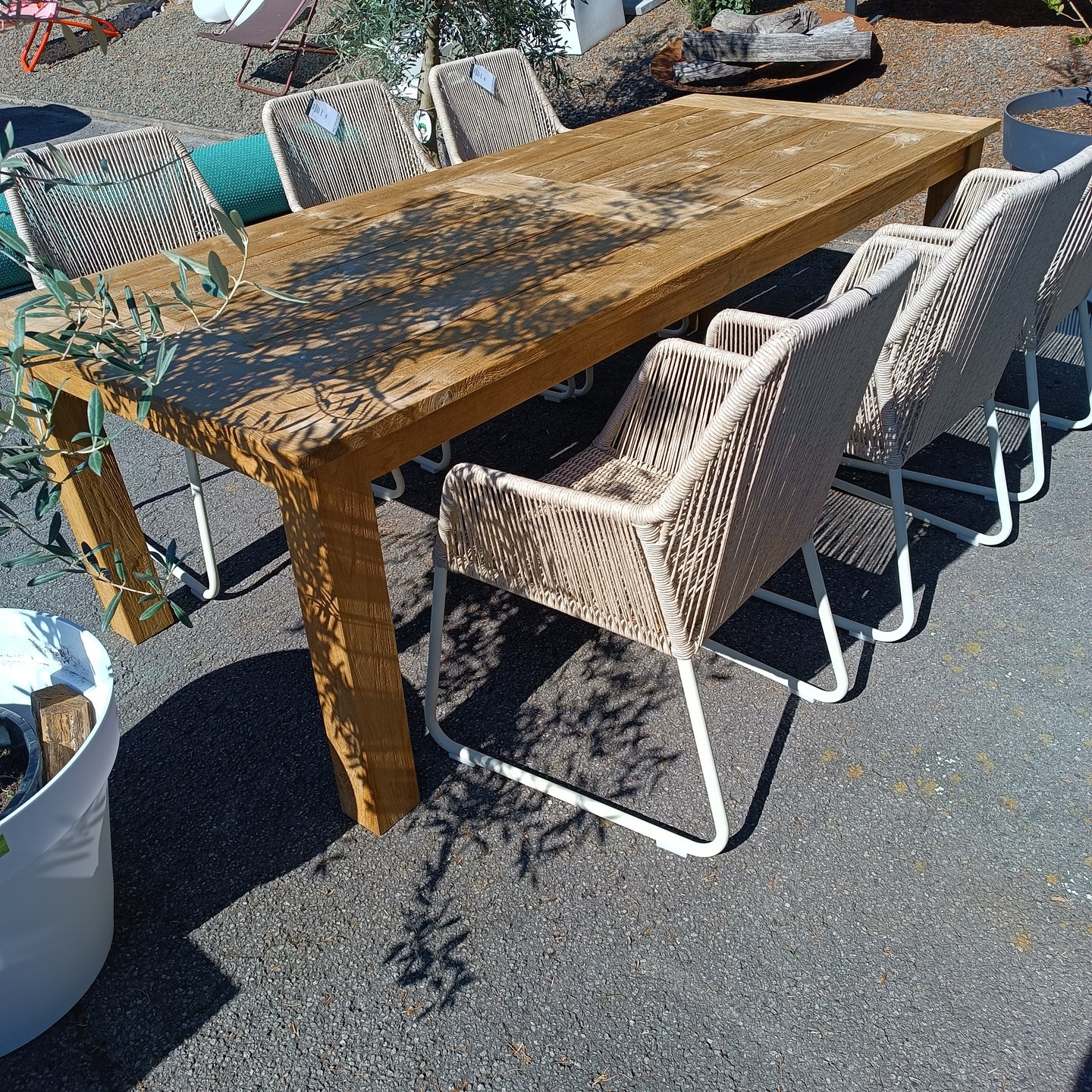 AKTIONSTISCHGRUPPE Sit mobilia Allanis/Teak 7tlg.
