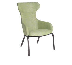 Stern Ohrensessel + Hocker Stan Alu anthrazit