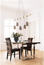 Laden Sie das Bild in den Galerie-Viewer, Kare Design Hängeleuchte Dining Concrete Cinque, 120x160x15cm
