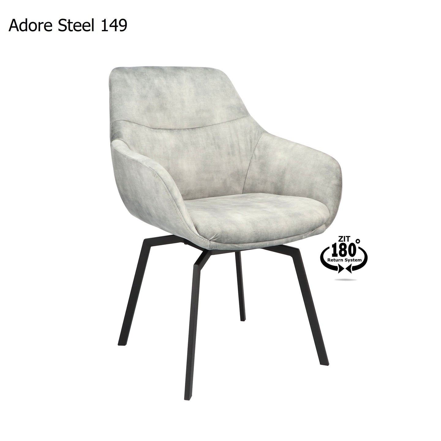 XLCarl Armlehnenstuhl drehbar 180° 2er-Set STÜCKPREIS