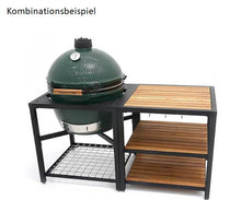 Laden Sie das Bild in den Galerie-Viewer, Grill 32+34 BIG GREEN EGG XL + Egg Frame Untergestell mit Rollen

