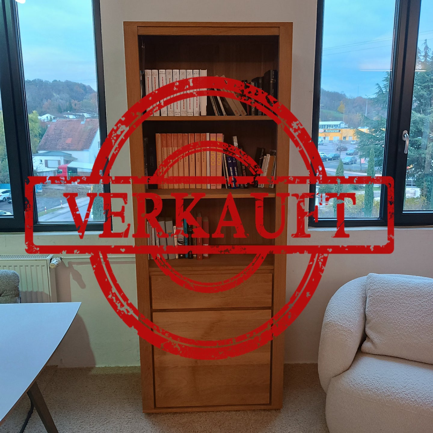 VERKAUFT! Shadow Bücherschrank Eiche
