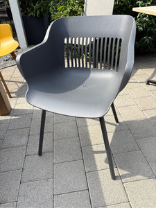 Hartman Jill Rondo Outdoorstuhl 4tlg.  ALU/Grau STÜCKPREIS