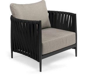 OUTDOOR LOUNGE 3 - Tierra Cadozo black Lounge Chair*
