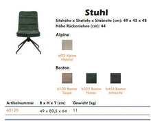 Laden Sie das Bild in den Galerie-Viewer, BoCo Drehsessel Stuhl "
