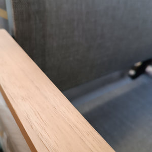Stern Stapelsessel Tilo in schwarz matt - Alumimium mit Textilen