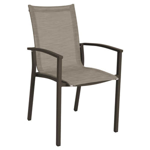 Stern Evoee Stapelsessel Aluminium/Textilene Taupe/Kaschmir