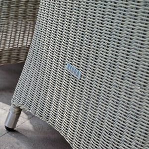 Gartengruppe ZEBRA Status Sessel 6er-Set + Teak Tisch